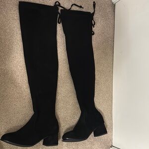 Black Over-the-Knee Women's Boots